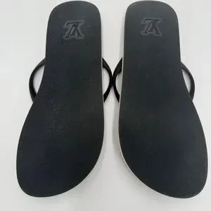 Louis Vuitton Damier Graphite Flip Flops – Black/Gray w/ Orange LV Logo (Size _9 Louis Vuitton | Shoes | Louis Vuitton Damier Graphite Flip  main image 3